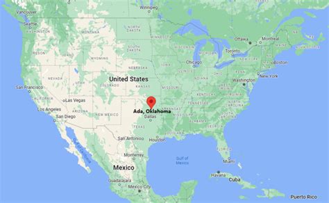 Where is Ada, OK, USA? | Location Map of Ada, Oklahoma