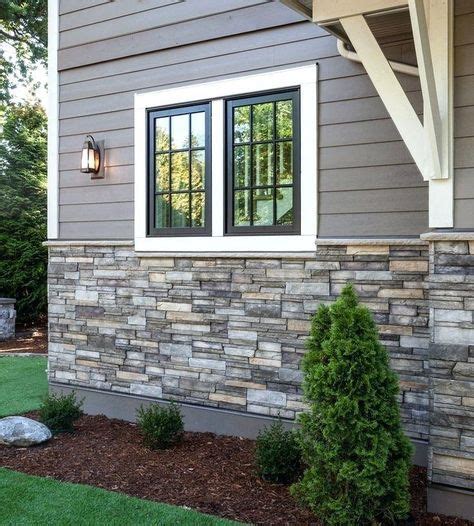 Faux Stone Siding Panels Modern Exterior Design Ideas Gray Sidingstone Sidingfaux Fake Brick ...