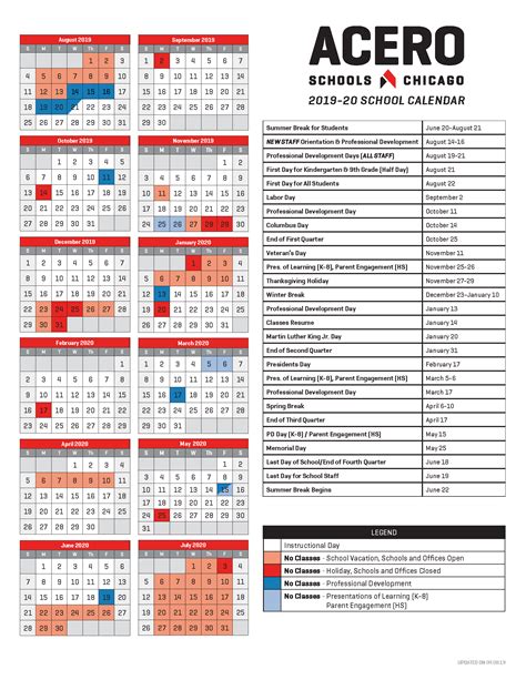 Printable Chicago Public Schools Calendar 2021 19 | Calendar Sep 2021