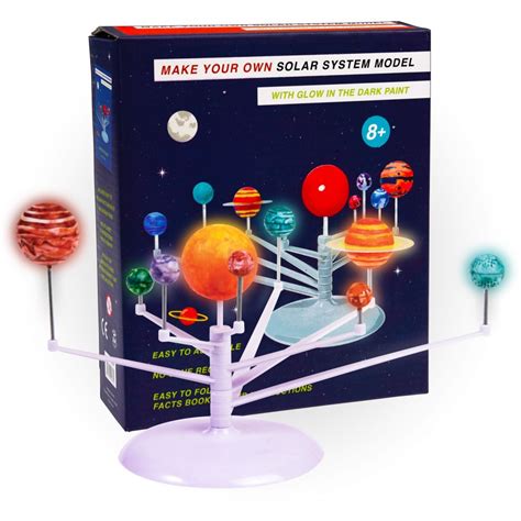 Diy Solar System Model Kit : 1 Set DIY The Solar System Nine Planets Planetarium Model ...