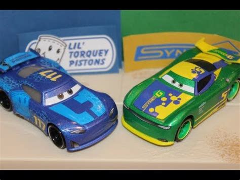 Mattel Disney Cars 3 Spikey Fillups & Eric Braker (Next-Gen SynerG #5 & Lil' Torquey Pistons ...