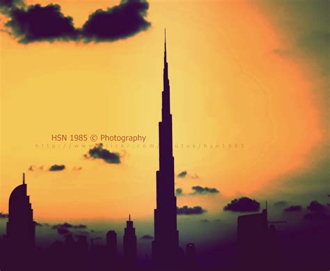 Wallpaper : world, sunset, tower, silhouette, Dubai, incredible, unbelievable, tallest ...