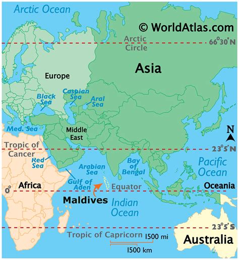 Maldives Map / Geography of Maldives / Map of Maldives - Worldatlas.com