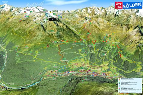 Sölden summer map