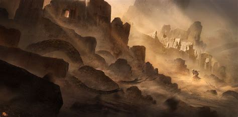 Sandstorm by llamllam on deviantART | Fantasy landscape, Landscape ...