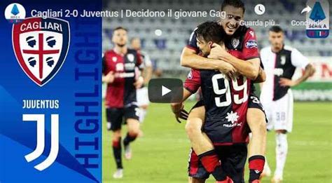 Cagliari-Juventus 2-0 - Gol e Highlights - Giornata 37 - Serie A TIM 2019/20 - VIDEO CALCIO ...