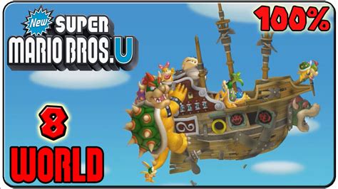 New Super Mario Bros. U Walkthrough Part 8 Peach's Castle - YouTube