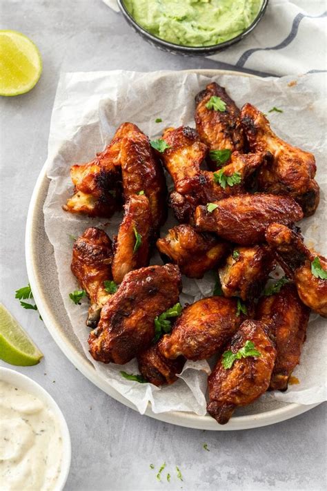 Oven Baked Barbecue Chicken Wings | Sugar Salt Magic