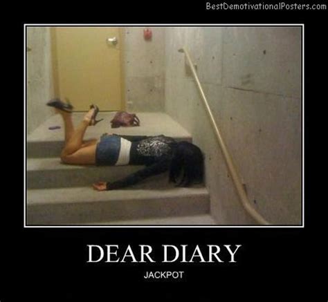 Dear Diary - Demotivational Poster