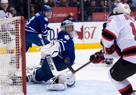 James Reimer makes 31 saves as Maple Leafs shut out Devils | CTV News