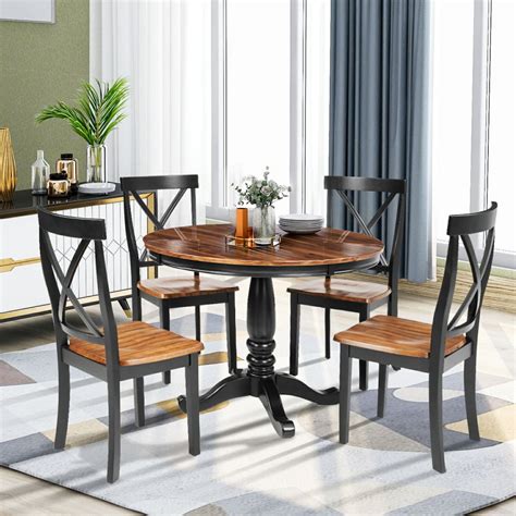 Round Dining Table For 4 Glass ~ Dining Modern Set Chairs Gloss Table ...