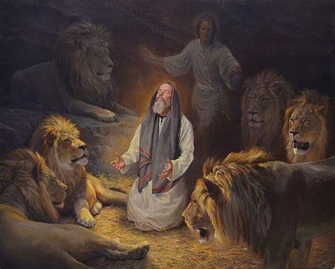 Daniel's Faith - Ken Corbett | Daniel and the lions, Art, Christian artwork