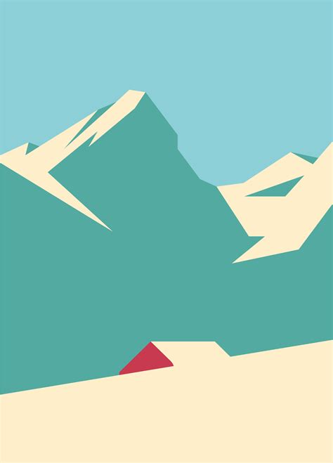 Winter by Hey | Modern wall art canvas, Small canvas art, Minimalist ...