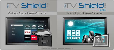 Outdoor and Indoor Touch Screen TV and Digital Signage Enclosures