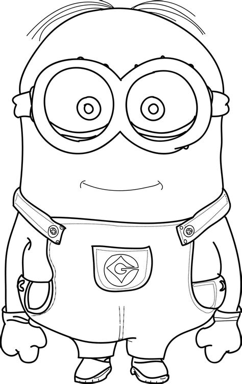 Minion Outline Drawing at GetDrawings | Free download