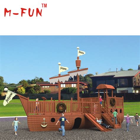 wooden pirate ship playground from China manufacturer-Indoor ...