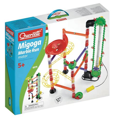 Amazon.com: Quercetti Marble Run with Motorized Elevator, 177 Pieces: Toys & Games