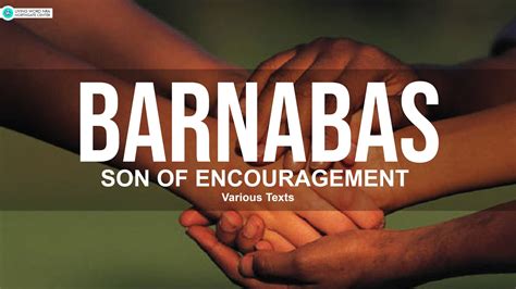 Barnabas: Son Of Encouragement – Living Word NRA