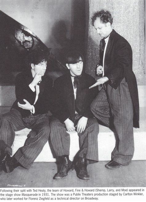 Shemp, Moe, and Larry in their early days. | The three stooges, The ...