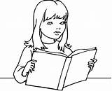 Collection Of Reading Coloring Pages  Free Printable sketch template