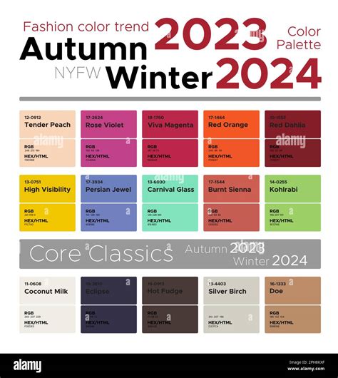 Winter Color Palette 2024 - Nydia Arabella