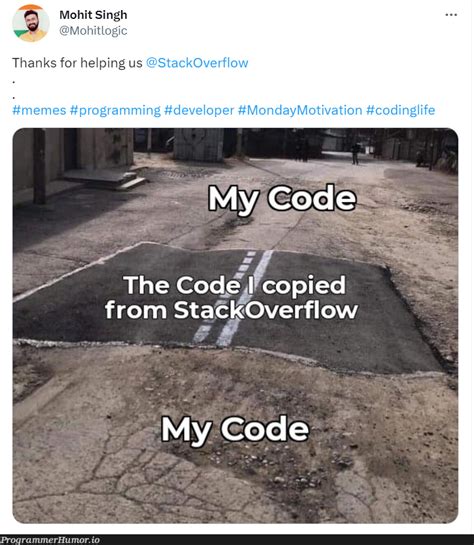 StackOverflow – ProgrammerHumor.io