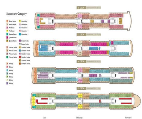 Cunard Cruises Queen Victoria World Cruise Queen Victoria Deck Plan