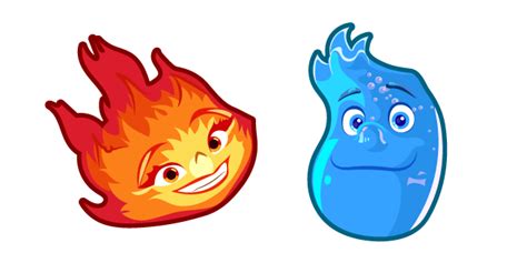 Elemental Ember and Wade cursor – Custom Cursor