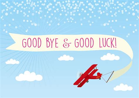 Free Printable Goodbye and Goodluck | Creative Center