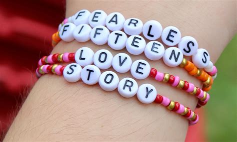 Fearless Beaded Bracelets Taylor Swift - Etsy