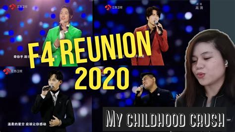 F4 REUNION LIVE PERFORMANCE 2020 I MY CHILDHOOD LOVES I FILIPINO REACTION VIDEOS - YouTube