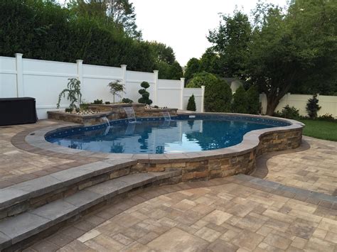 Beautiful 16 x 27 Radiant Freeform Pool with Inside Steps. Welcome to ...