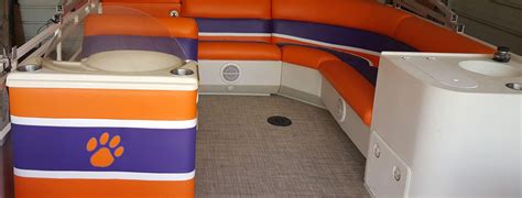 Custom Pontoon Boat Seat Covers - Velcromag