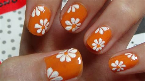 Easy Nails Art Design Using A Toothpick - Simple Flower Nail Art for Beginners - YouTube