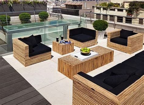 Designer Outdoor Patio Furniture | Rooftop terrace design, Rooftop design, Rooftop patio