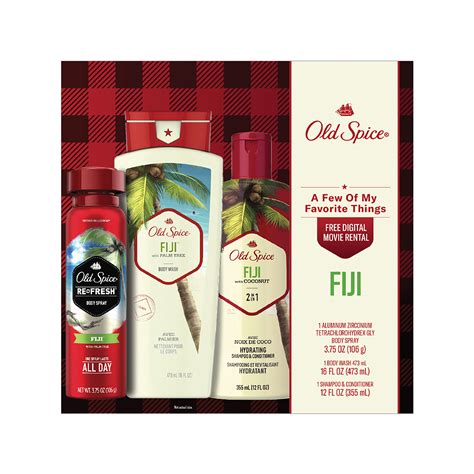 (Value $16) Old Spice Fiji Holiday Gift Pack: Body Spray + Body Wash ...