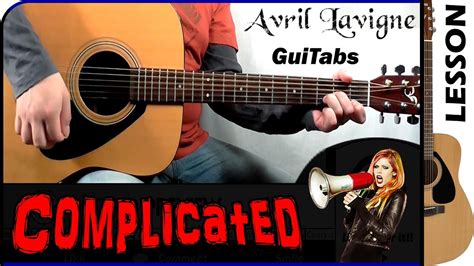 How to play COMPLICATED 🛹 - Avril Lavigne / Guitar Lesson 🎸 / GuiTabs N ...