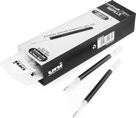 Amazon.com : Uni-Ball Signo UMN-207 Pen Refills - 0.7mm Nib - Gel Ink - Black - Pack of 14 ...