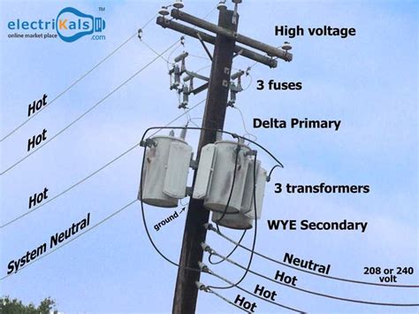 Delta Primary and 4-wire WYE Secondary #electrikals #OnlineShopping | Transformer wiring, Power ...