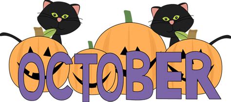 Cute October Clipart - Clipart Kid