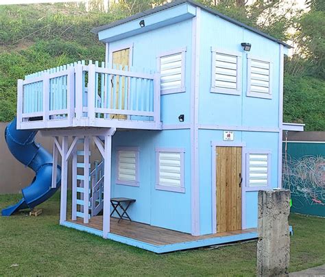 12x16 Deluxe Plus Loft Clubhouse Plan for Kids – Paul's Playhouses | Club house, Play houses ...