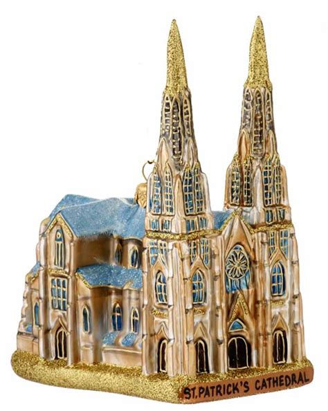 St. Patrick's Cathedral NY | ChristmasOrnaments.com