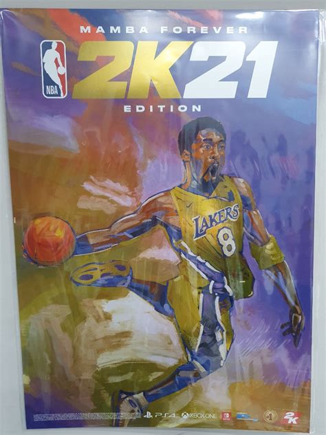 NBA 2K21 POSTER ONLY (KOBE BRYANT), Video Gaming, Video Games ...