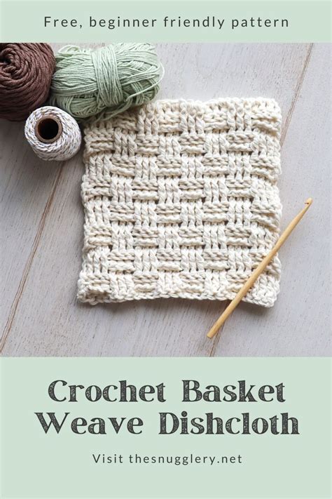 How To Crochet The Basket Weave Stitch – Plus Free Pattern! – The Snugglery