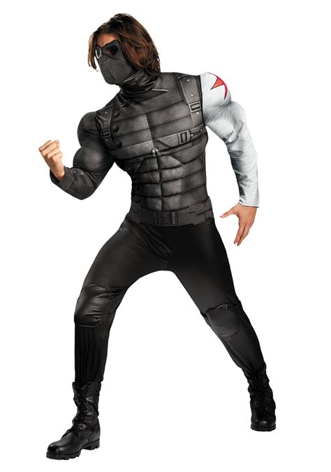 Adult Winter Soldier Classic Muscle Costume - Halloween Costume Ideas 2023