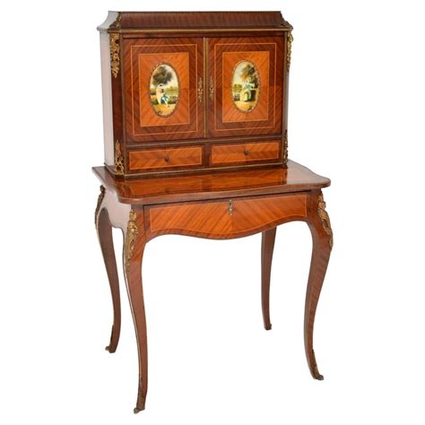 Alexandre Chevrie, Museum French Ormolu Mounted Mahogany Royal Executive Desk For Sale at ...