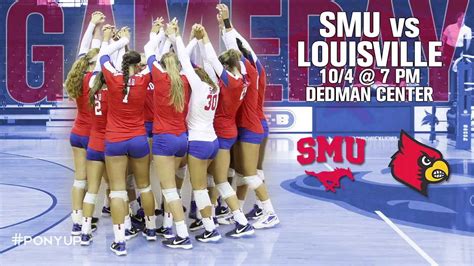 SMU Volleyball vs Louisville 10/4 @ 7PM - YouTube