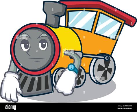 Waiting train mascot cartoon style Stock Vector Image & Art - Alamy