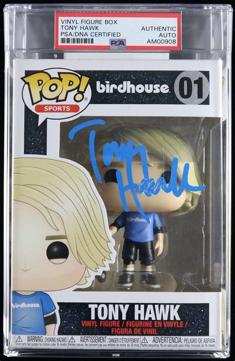 Tony Hawk Signed Funko Pop #01 Vaulted Autographed Auto PSA DNA Encap COA | eBay