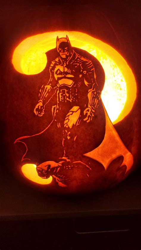 Batman Pumpkin Carvings